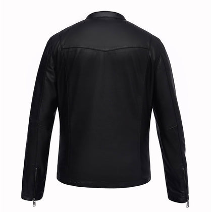 Black Leather Biker Jacket