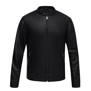 Black Leather Biker Jacket