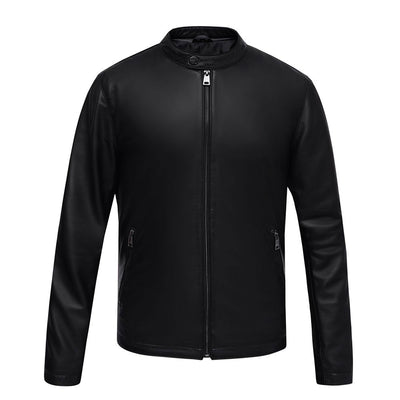 Black Leather Biker Jacket