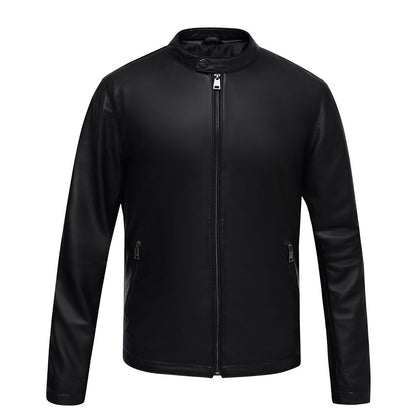 Black Leather Biker Jacket